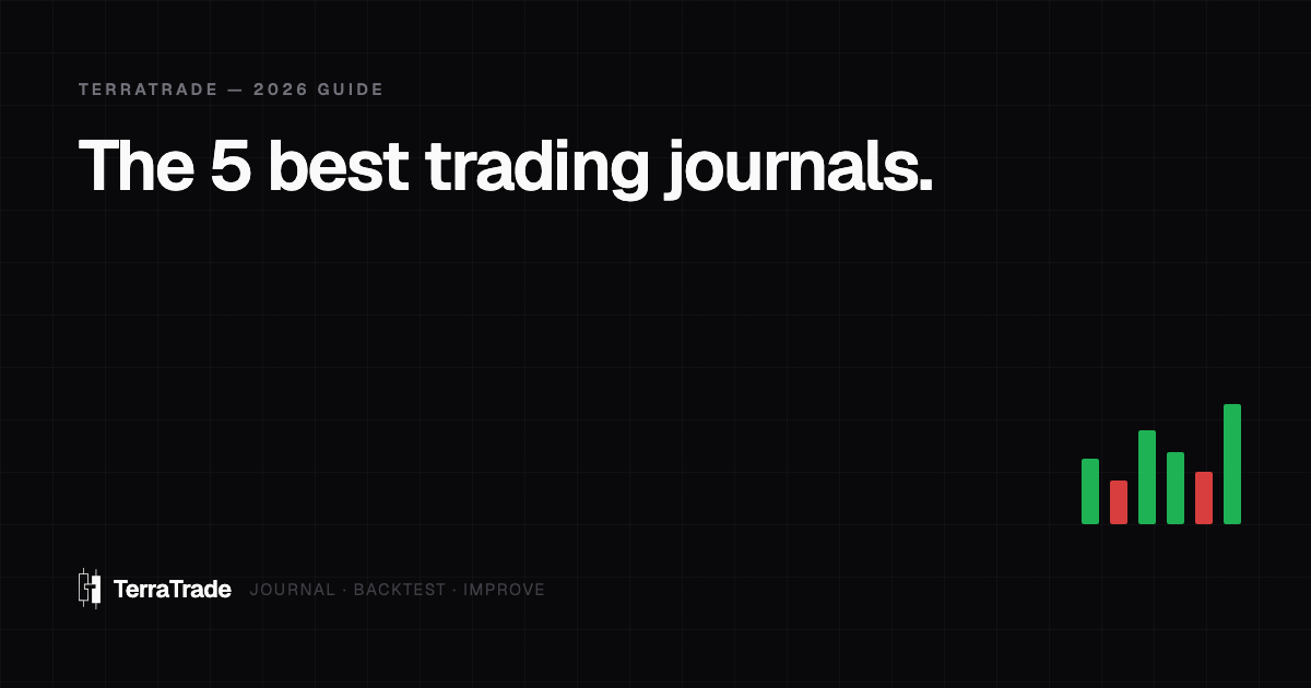 Top 5 best trading journals in 2026 comparison cover