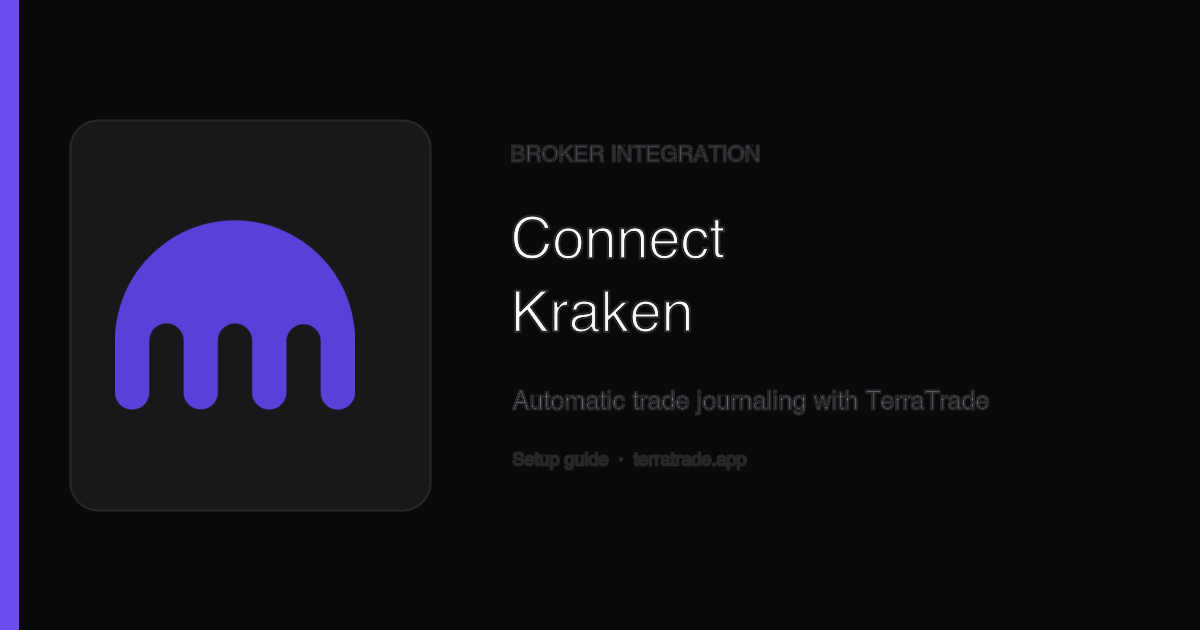 Kraken logo on the TerraTrade integration guide cover