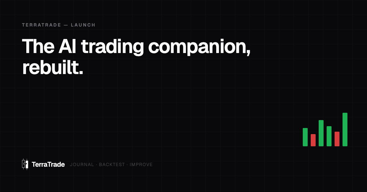 The AI trading companion, rebuilt — TerraTrade launch