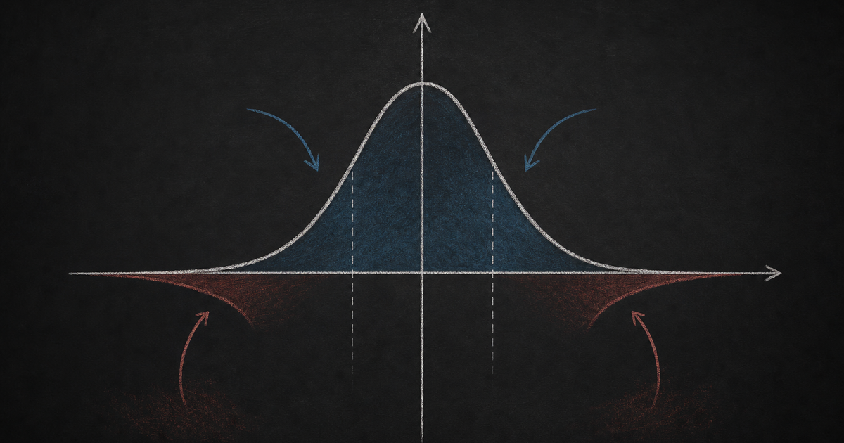 Chalkboard-style gamma curve annotated with positive and negative zones, no logos