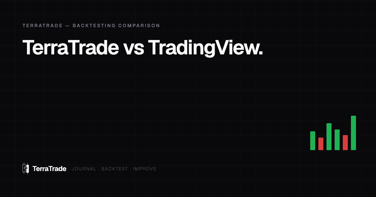 TerraTrade vs TradingView backtesting comparison cover