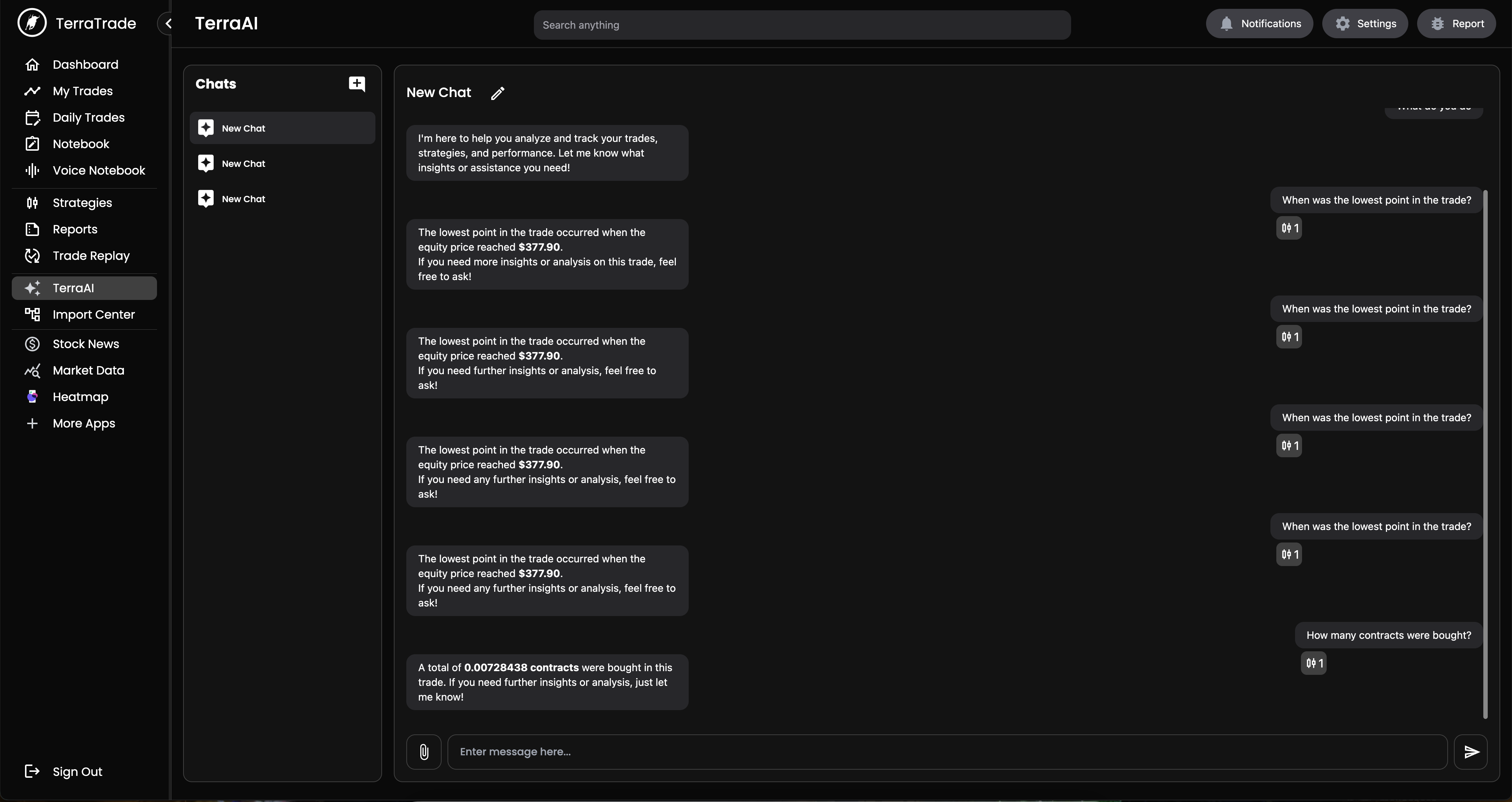 Trading Journal Analytics