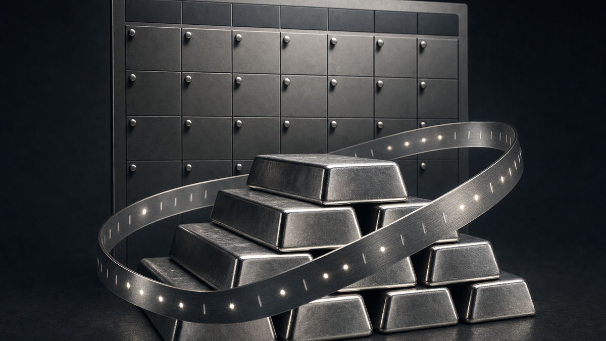 Stacked silver bars encircled by a subtle 24/7 ribbon overlapping a weekly calendar grid.